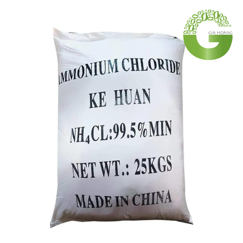 NH4Cl - Ammonium Chloride (Muối Lạnh), Trung Quốc, 25kg/bao