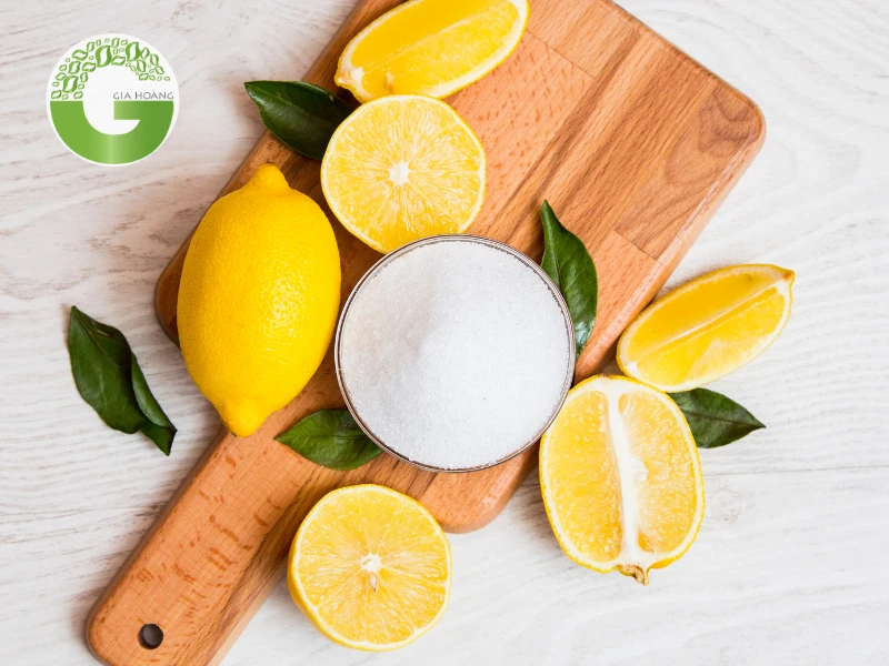 Acid citric là axit hữu cơ yếu