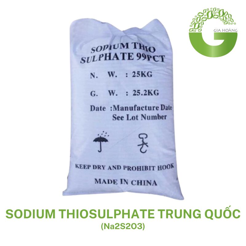 Na2S2O3 - Sodium Thiosulphate, Trung Quốc, 25 kg/bao