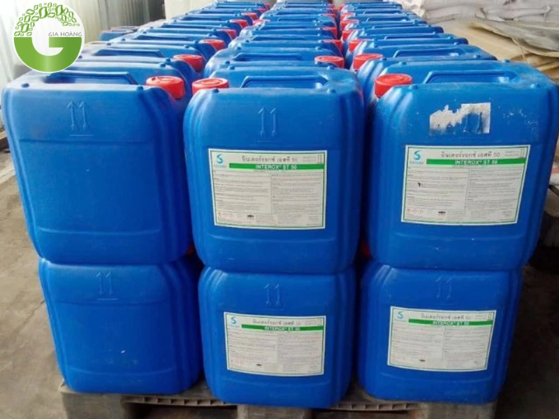 Cần sử dụng đúng chất liệu khi lưu trữ H2O2