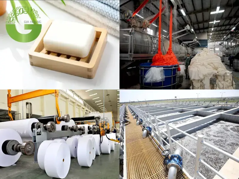 Ứng dụng rộng rãi của xút hạt Thái Lan trong công nghiệp