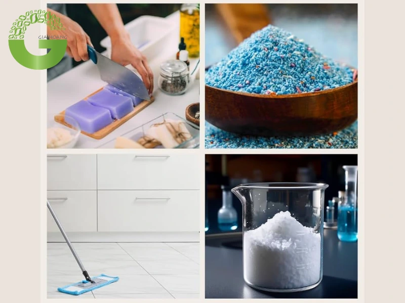 Xút Vảy (NaOH) Trong Sản Xuất Chất Tẩy Rửa: Bí Quyết Làm Sạch Vượt Trội