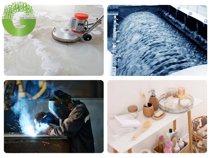Ứng dụng chuyên sâu trong lĩnh vực hóa chất và công nghiệp