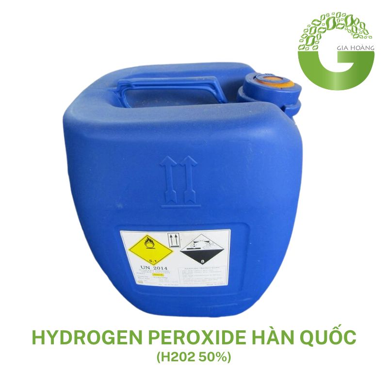 H2O2 Hàn Quốc 50% - Oxy Già Hydrogen Peroxide 