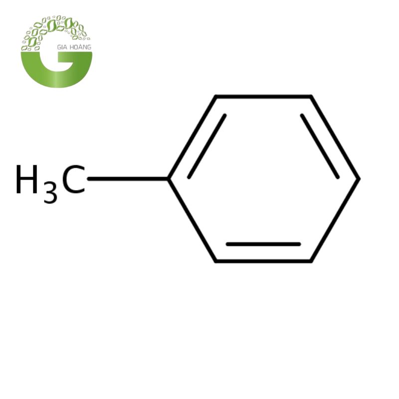 Công thức cấu tạo của toluene