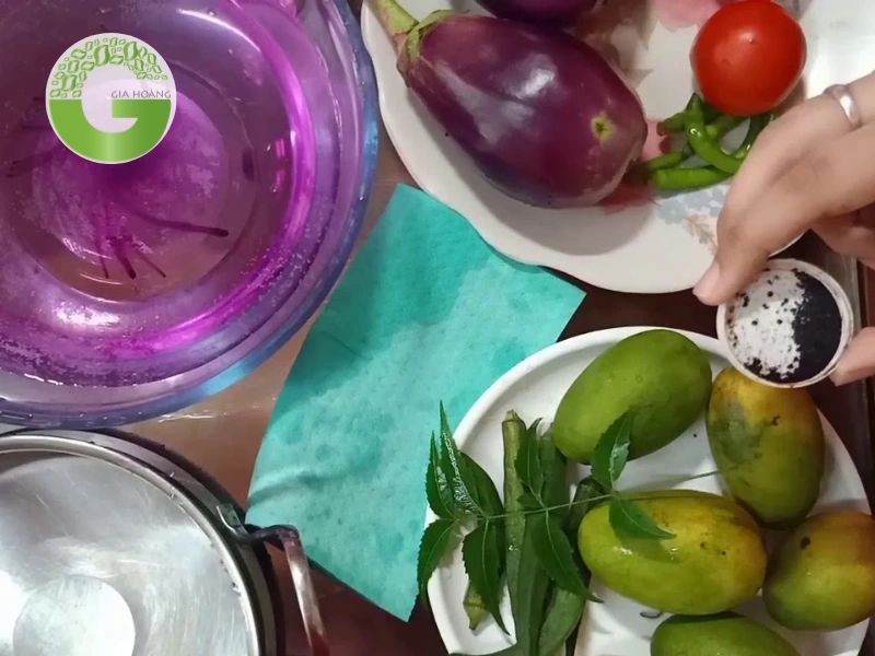 Hướng dẫn sử dụng thuốc tím rửa rau an toàn và hiệu quả
