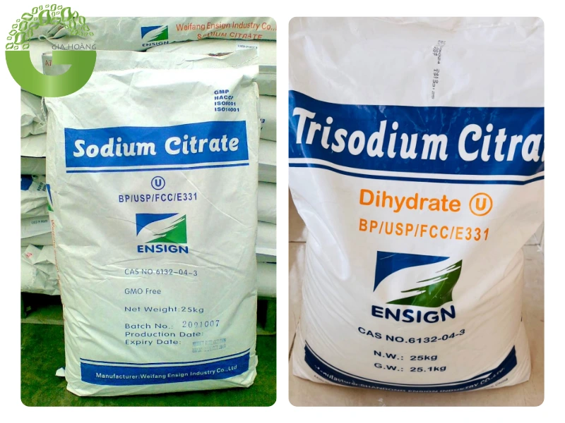 Chi tiết về Natri Citrat (Trisodium Citrate - E331)