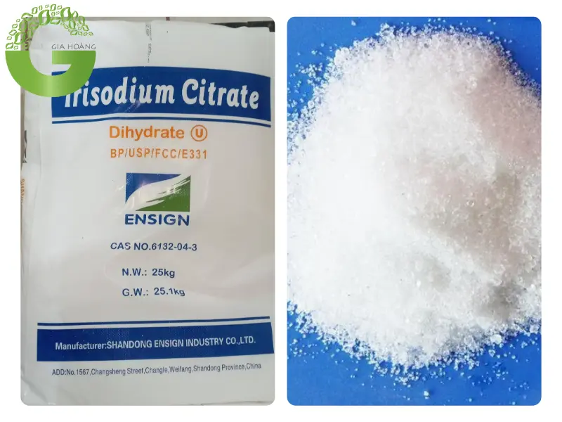 Phân Biệt Trisodium Citrate Dihydrate (C₆H₅Na₃O₇·2H₂O) Và Anhydrous (Na₃C₆H₅O₇): Khác Biệt Kỹ Thuật Và Ứng Dụng