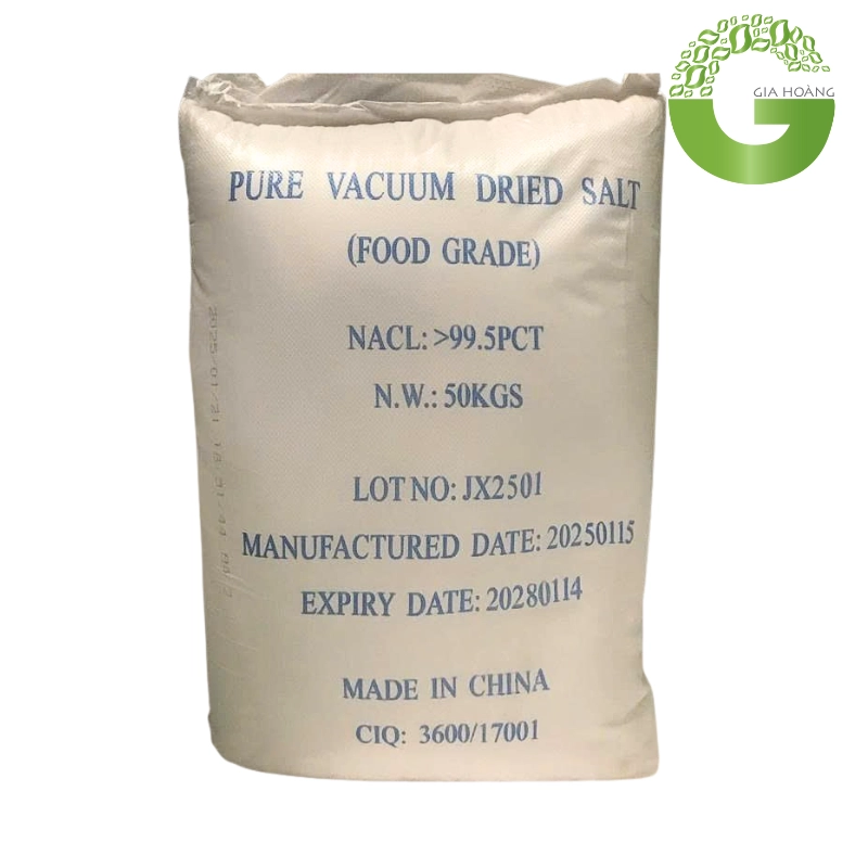 NaCl - Natri Clorua, Trung Quốc, 50kg/bao