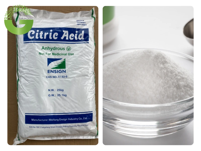 Acid Citric Khan Là Gì? Phân Biệt Với Dạng Monohydrate