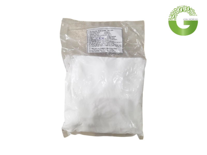 hóa chất acid oxalic dạng tinh thể trắng