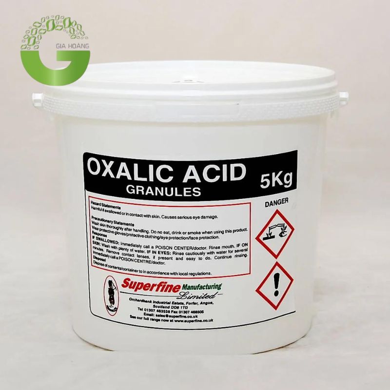 Ứng dụng của acid oxalic