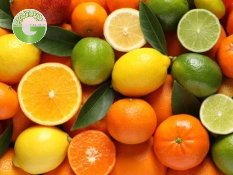 axit citric có trong quả nào