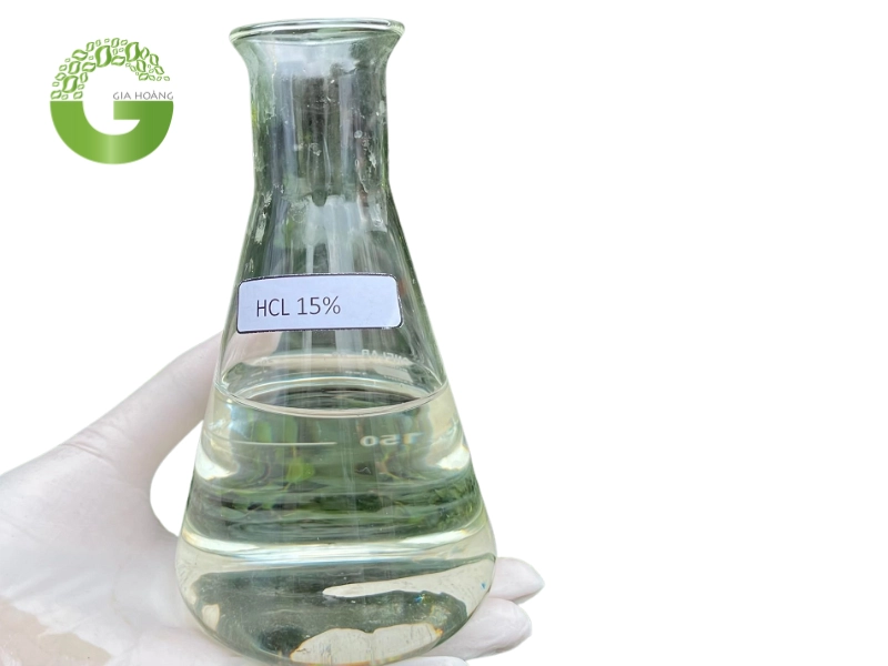 HCl nồng độ thấp (10-20%)