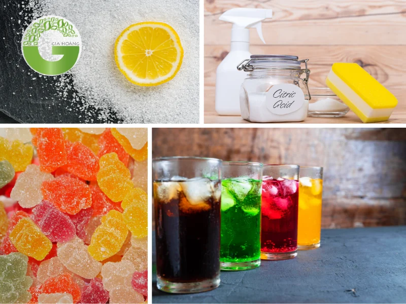 Ứng dụng của bột axit citric