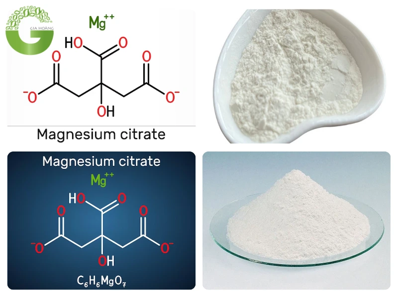 Magnesium Citrate là gì? Công dụng, Ứng dụng và Tiêu chuẩn nguyên liệu hóa chất