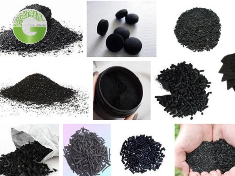Bán các loại than hoạt tính dạng hạt, bột, viên nén gốc gáo dừa, than đá, rễ tre