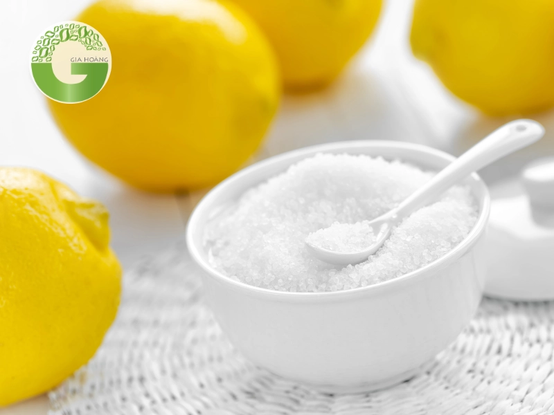 Tác dụng của axit citric trong thực phẩm như chất bảo quản, chất tạo vị chua