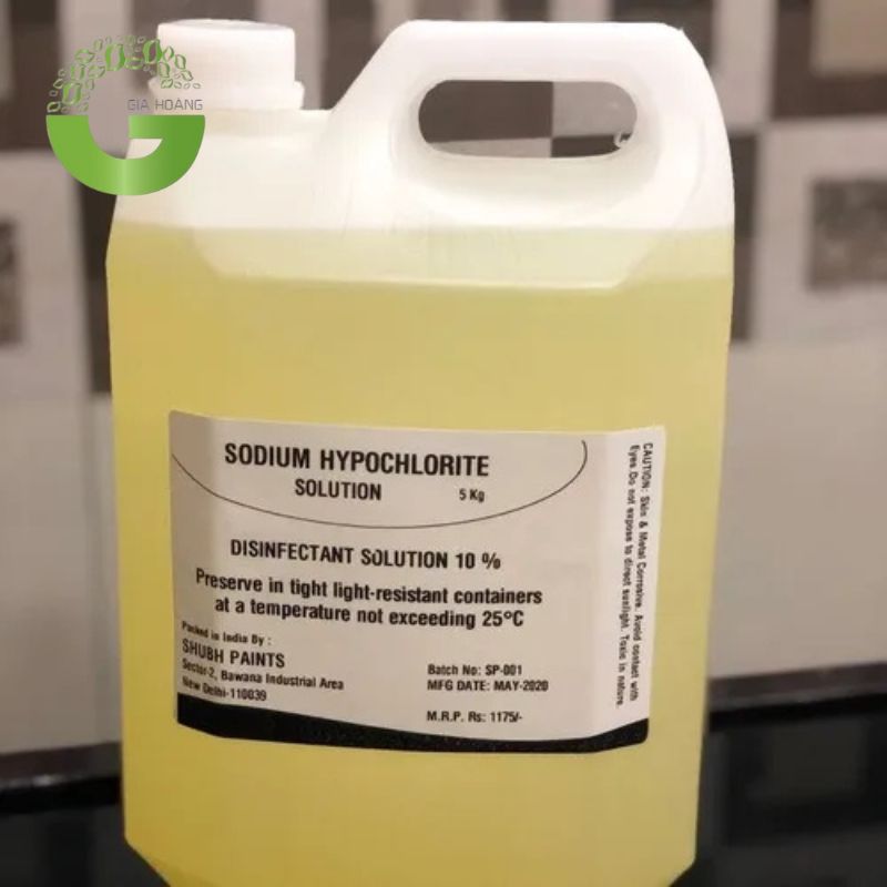 Hóa chất javen - Natri hypochlorite NaClO 10%