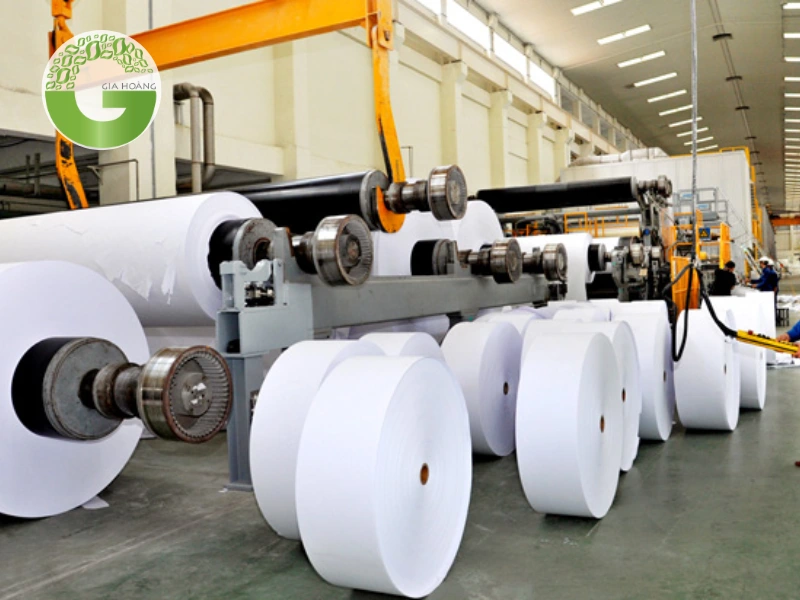 Na2CO3 được sử dụng trong quá trình nghiền bột giấy
