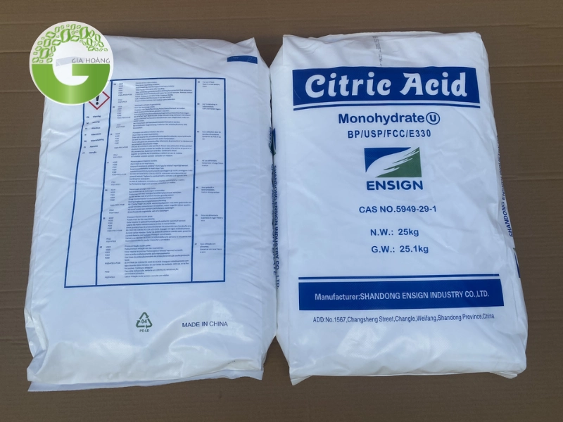 Khái niệm và cấu trúc Axit Citric Monohydrate