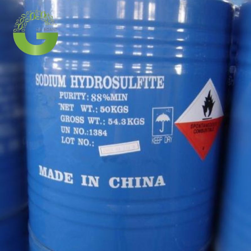 Chất tẩy đường Natri Hydrosulfite Trung Quốc 50kg/thùng