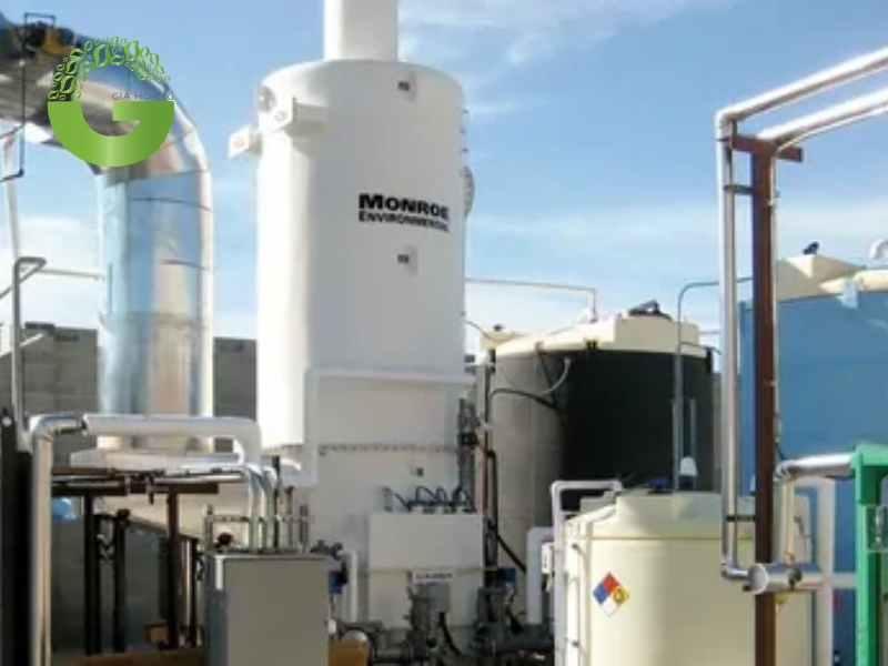 Xử lý khí thải công nghiệp nhờ phản ứng của CO2 và Ca(OH)2