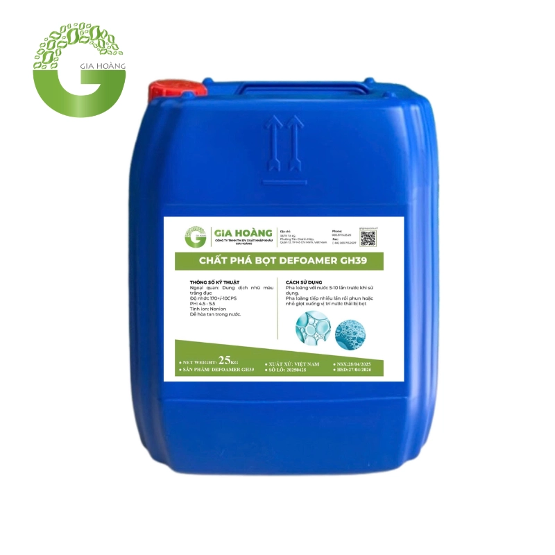 Chất phá bọt Defoamer GH39, Việt Nam