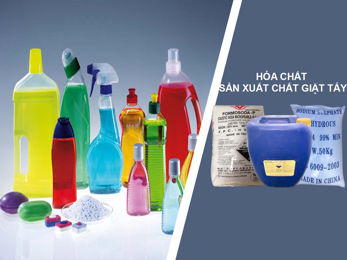 Hóa chất sản xuất chất giặt tẩy
