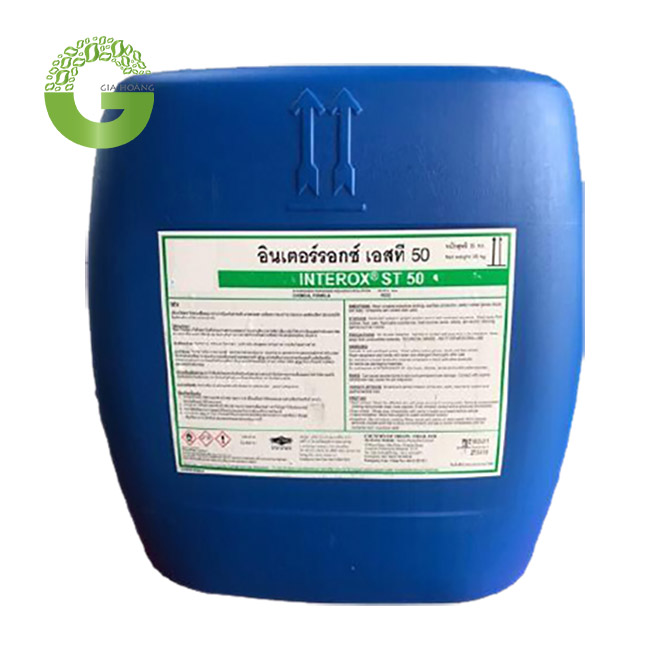 Oxy già Thái Lan 50% - H2O2 50% (Hydrogen Peroxide 50%), 35kg/can