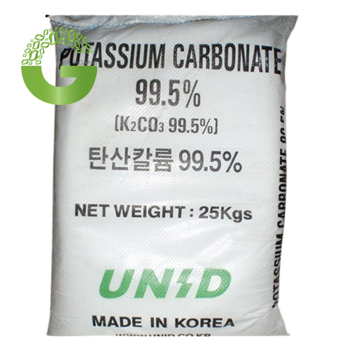 K2CO3 - Potassium Carbonate, Hàn Quốc, 25kg/bao.