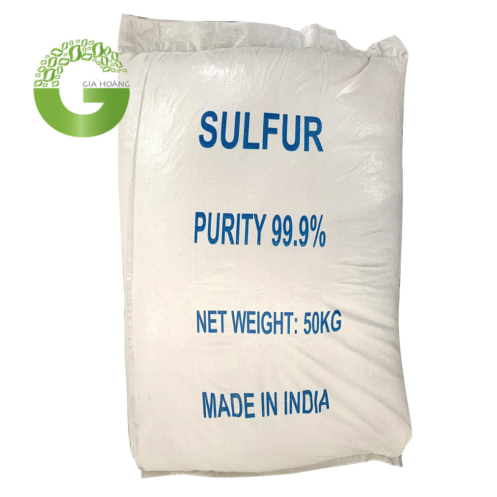S - Lưu Huỳnh - Sulfur, Ấn Độ, 50kg/bao.