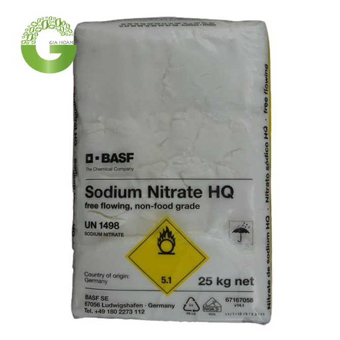 NaNO3 - Sodium nitrate, Đức, 25kg/bao.