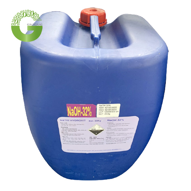 NaOH 32% - Natri hydroxit 32%, Việt Nam, 25kg/can/ Tank/ Xe Bồn
